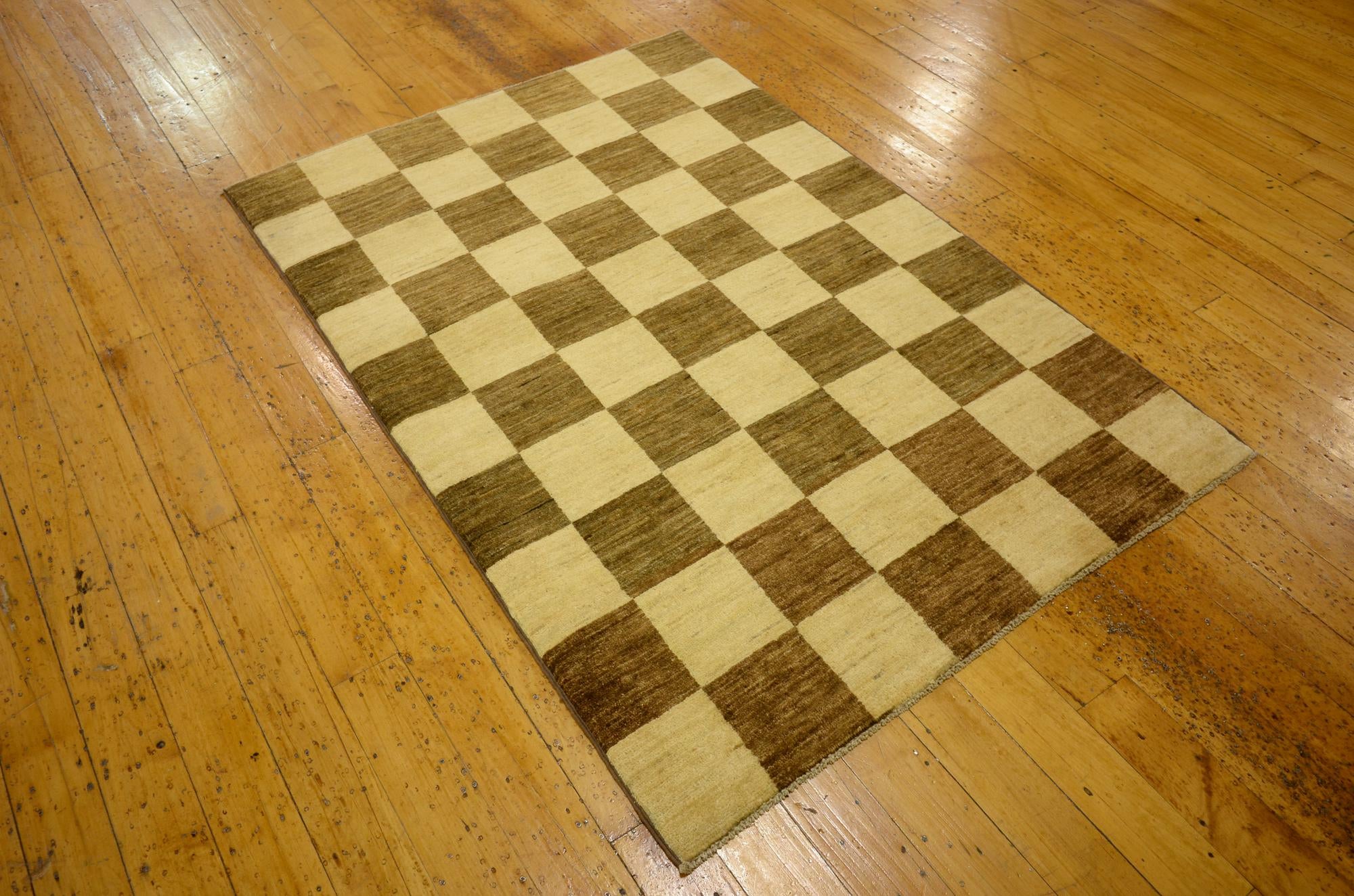 3' 5 x 4' 11 Hand Knotted Modern Ziegler Oriental Rug