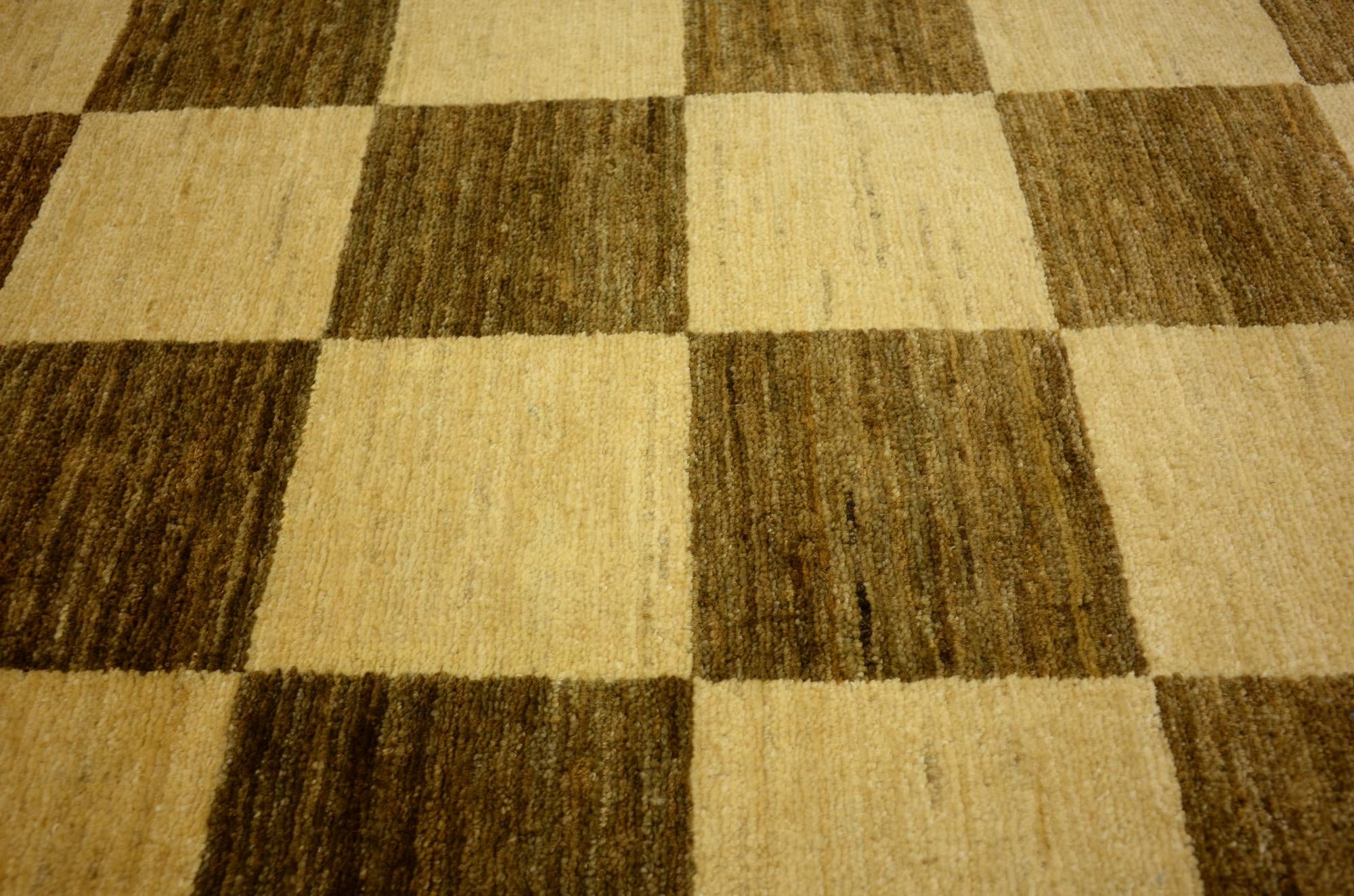 3' 5 x 4' 11 Hand Knotted Modern Ziegler Oriental Rug