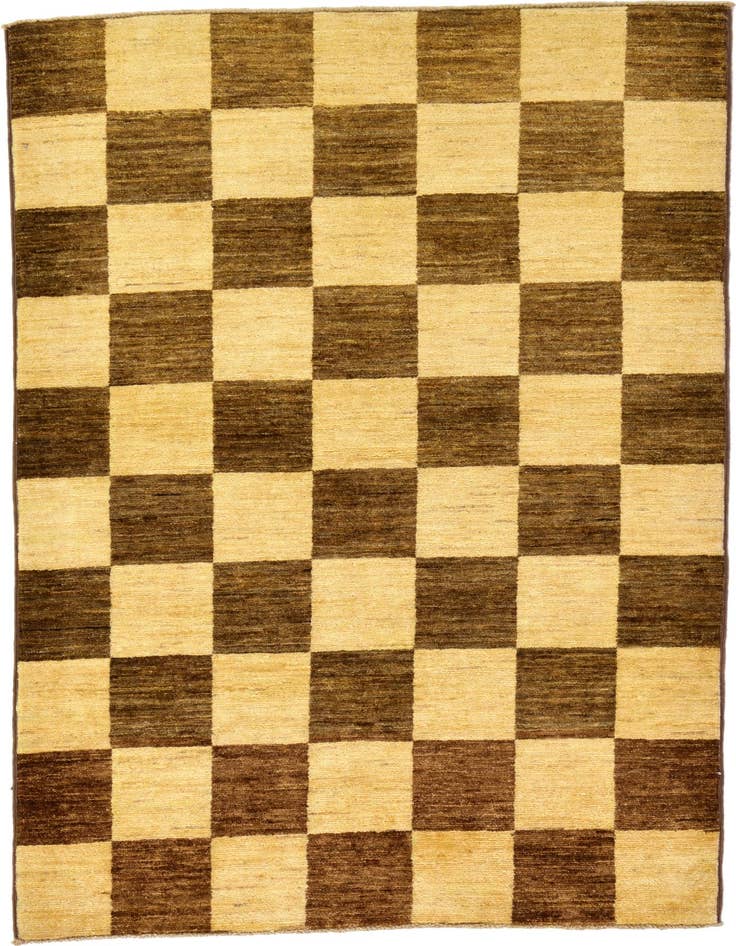 Detail image of 3' 5 x 4' 11 Hand Knotted Modern Ziegler Oriental Rug