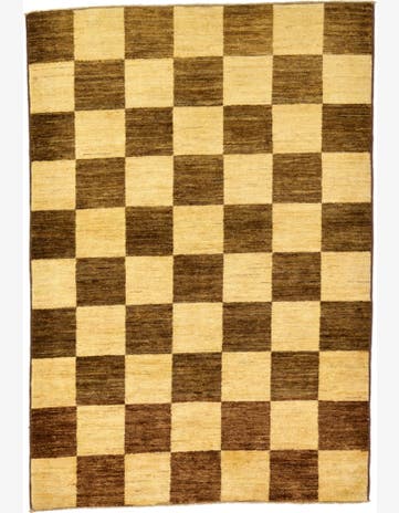 3' 5 x 4' 11 Hand Knotted Modern Ziegler Oriental Rug
