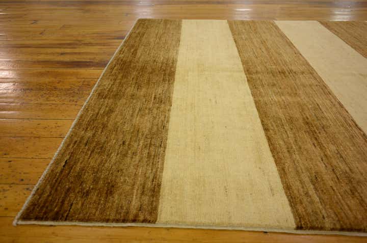 4' 9 x 6' 4 Hand Knotted Modern Ziegler Oriental Rug