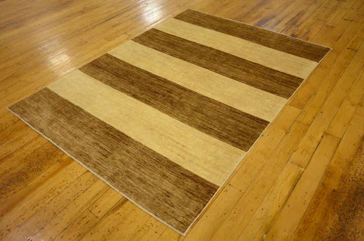 4' 9 x 6' 4 Hand Knotted Modern Ziegler Oriental Rug