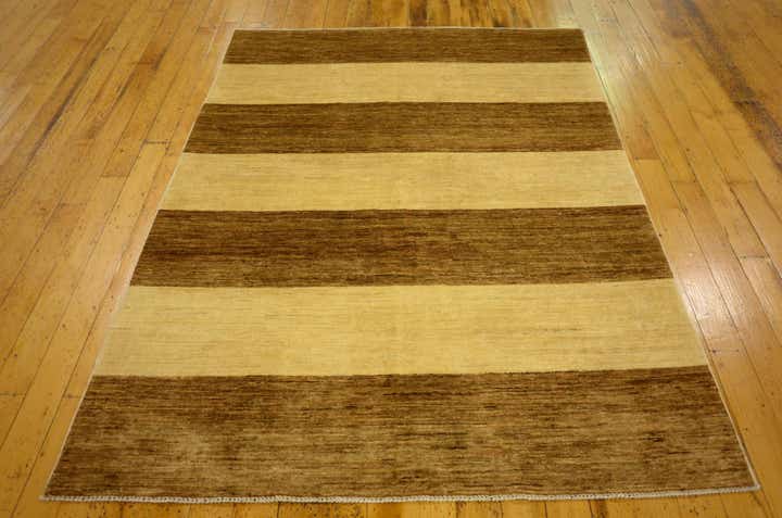 4' 9 x 6' 4 Hand Knotted Modern Ziegler Oriental Rug