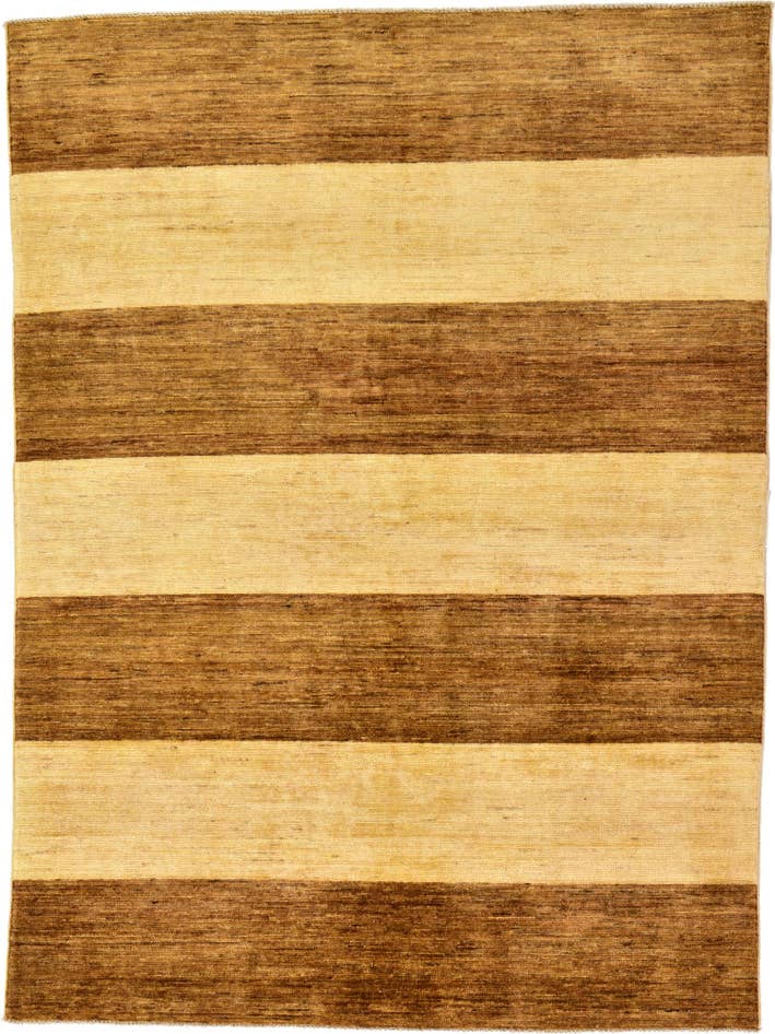 Detail image of 4' 9 x 6' 4 Hand Knotted Modern Ziegler Oriental Rug