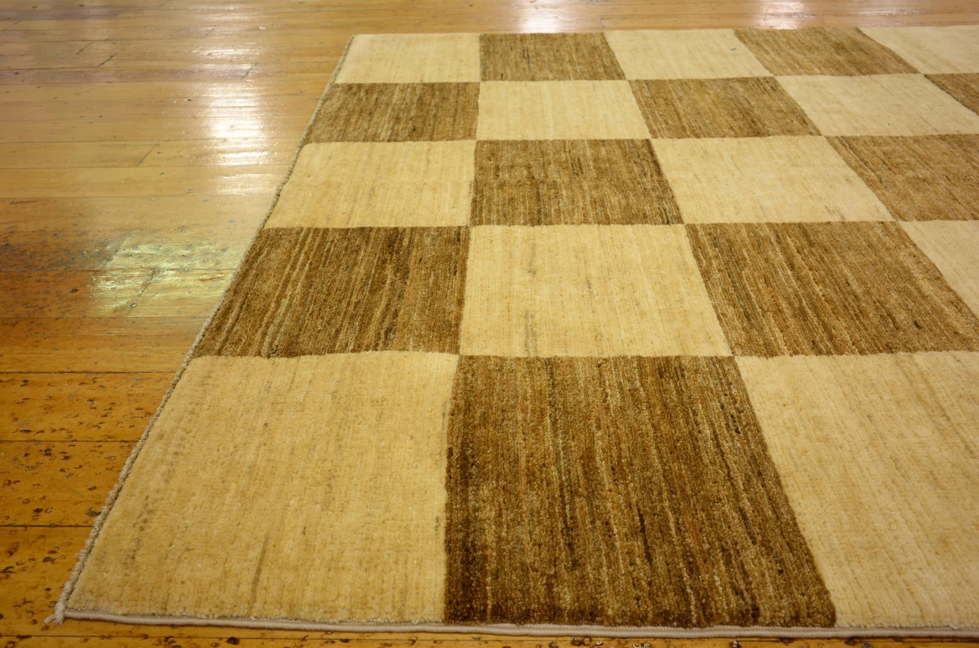 4' 2 x 6' 5 Hand Knotted Modern Ziegler Oriental Rug