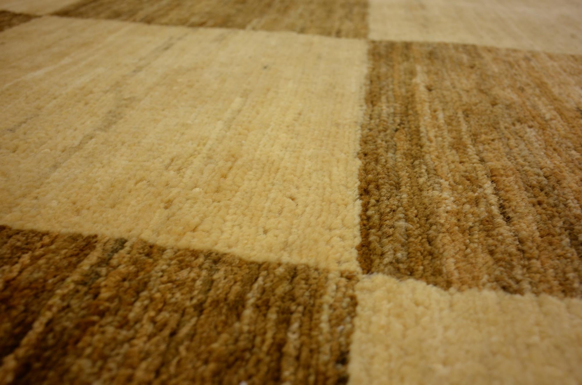 4' 2 x 6' 5 Hand Knotted Modern Ziegler Oriental Rug