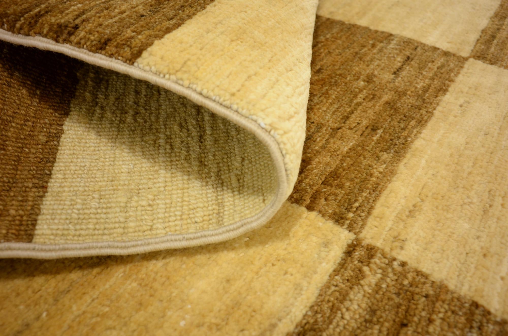 4' 2 x 6' 5 Hand Knotted Modern Ziegler Oriental Rug