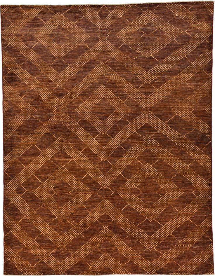 Detail image of 5' 7 x 7' 8 Hand Knotted Modern Ziegler Oriental Rug