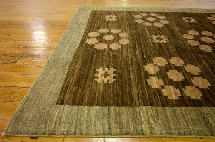 4' 8 x 6' 6 Hand Knotted Modern Ziegler Oriental Rug