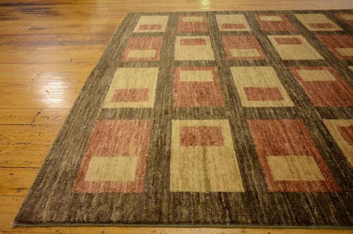 5' x 6' 7 Hand Knotted Modern Ziegler Oriental Rug