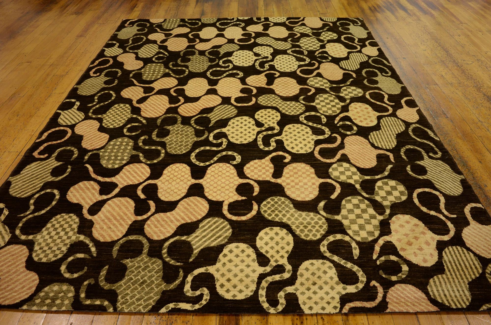 7' 8 x 9' 9 Hand Knotted Modern Ziegler Oriental Rug