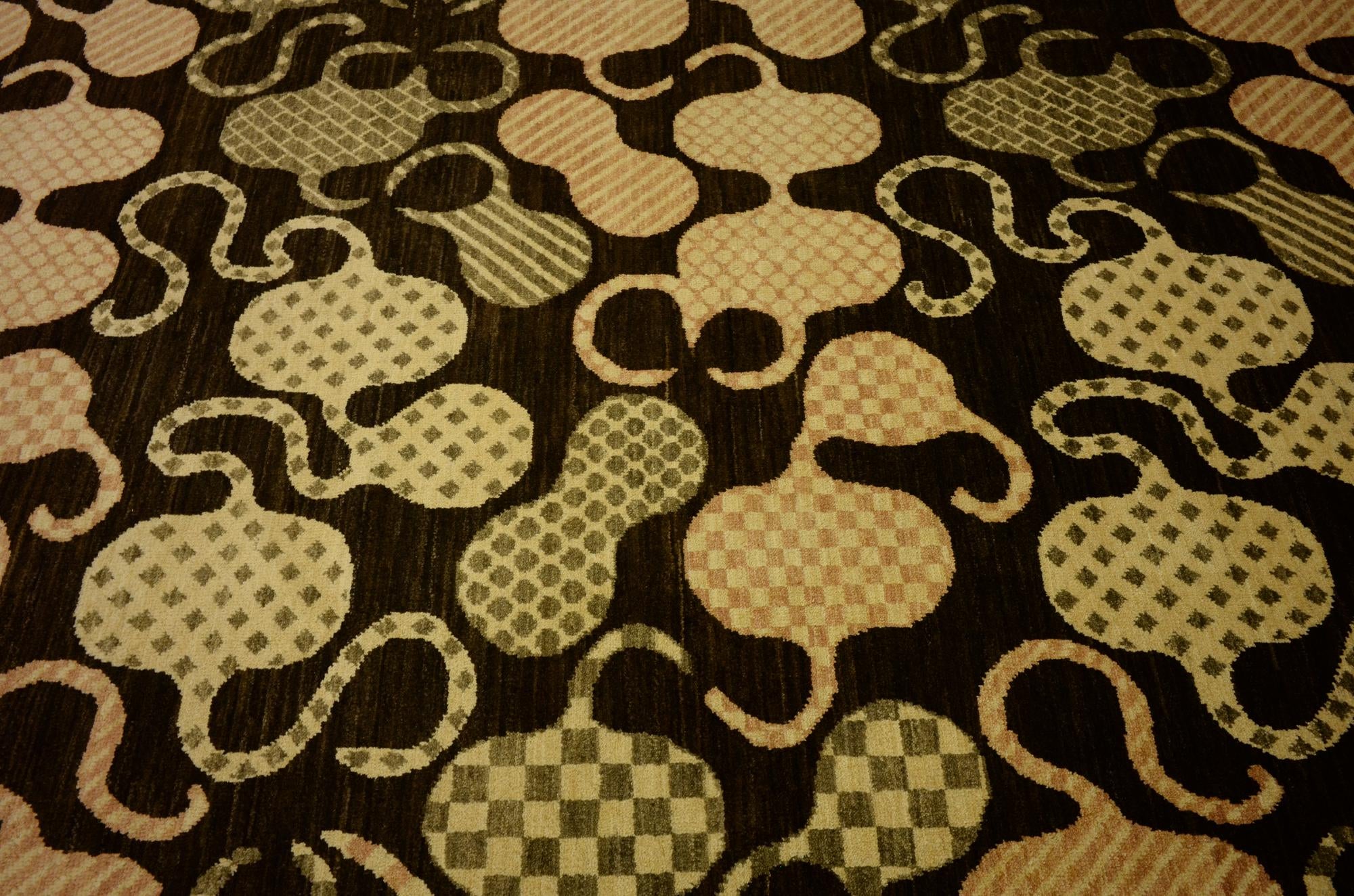 7' 8 x 9' 9 Hand Knotted Modern Ziegler Oriental Rug
