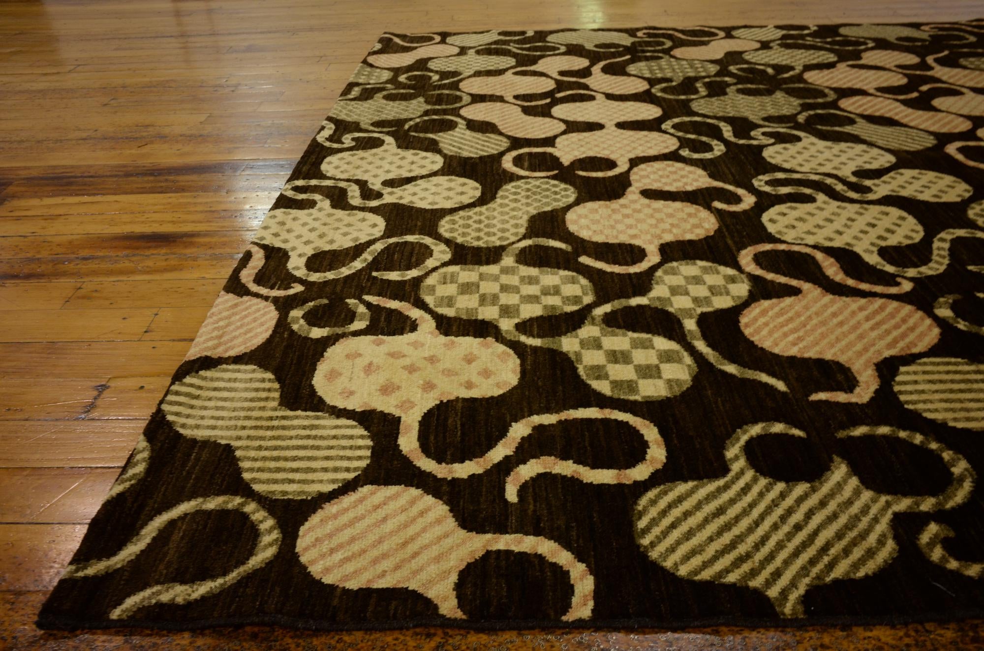 7' 8 x 9' 9 Hand Knotted Modern Ziegler Oriental Rug