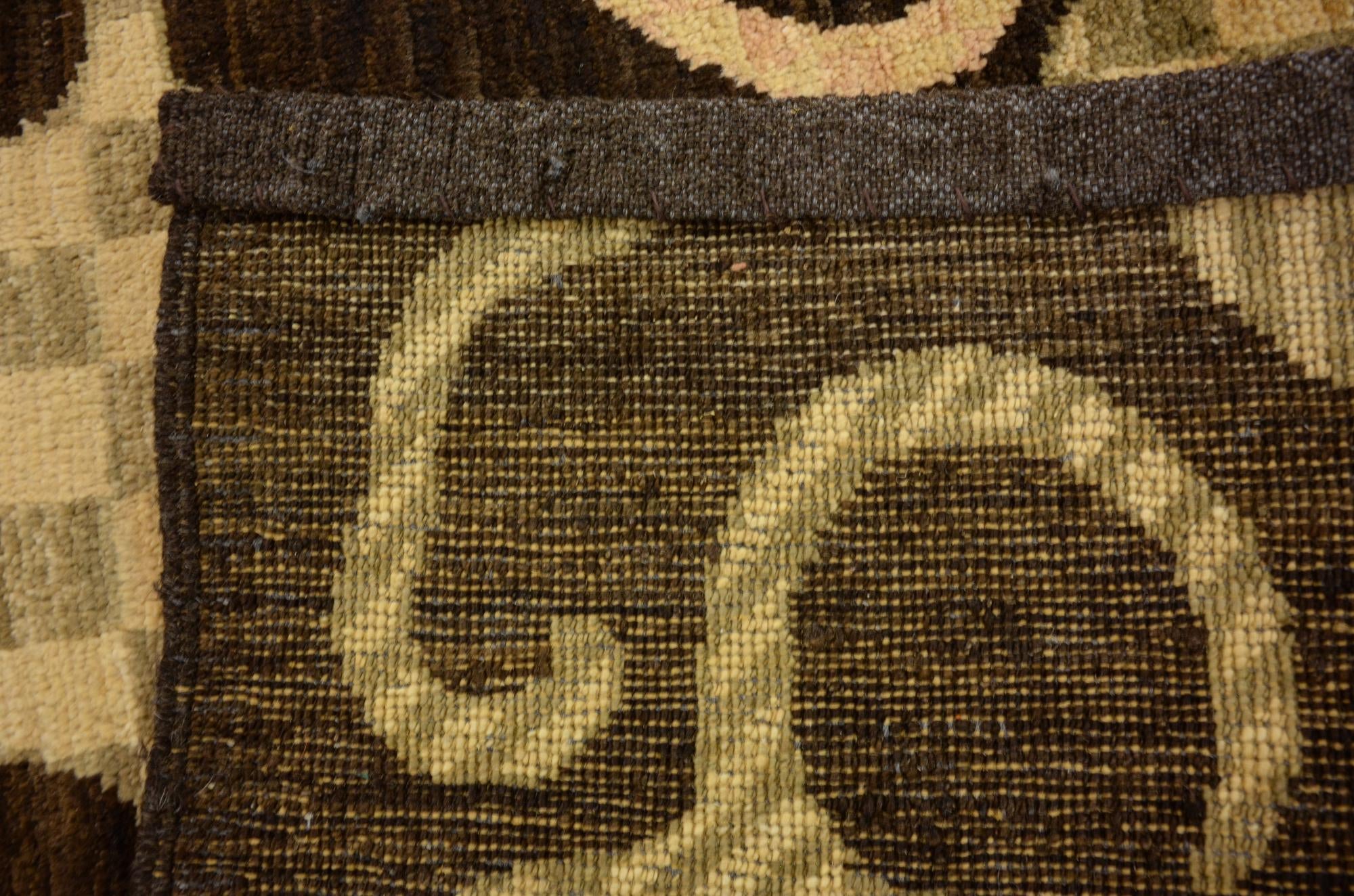 7' 7 x 9' 9 Hand Knotted Modern Ziegler Oriental Rug