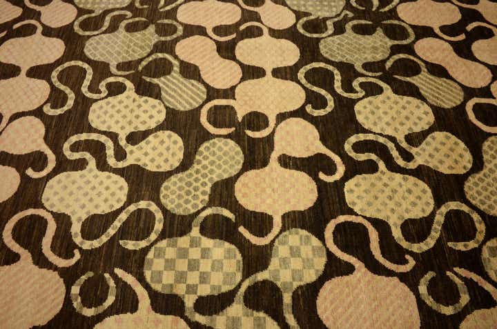 7' 7 x 9' 9 Hand Knotted Modern Ziegler Oriental Rug