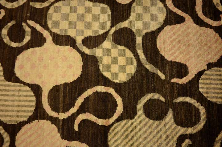 7' 7 x 9' 9 Hand Knotted Modern Ziegler Oriental Rug