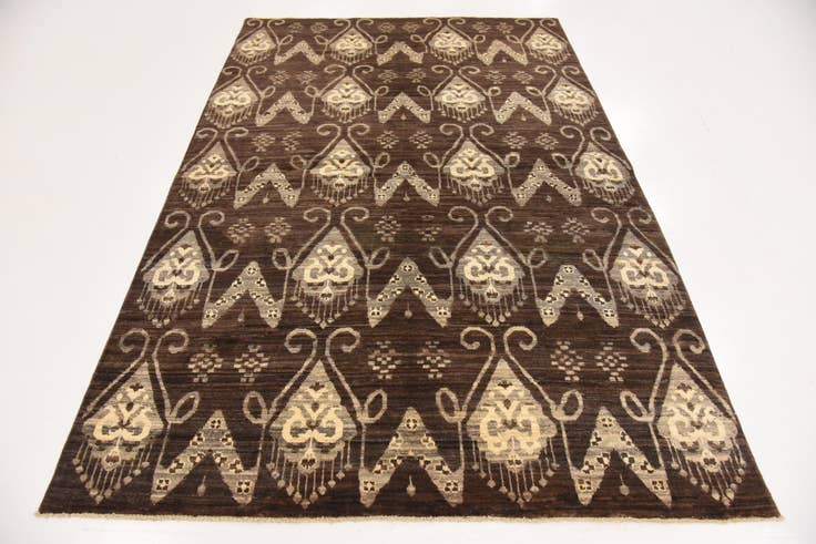 Detailansicht von 150cm x 235cm Handgeknüpft Modern Ziegler Teppich