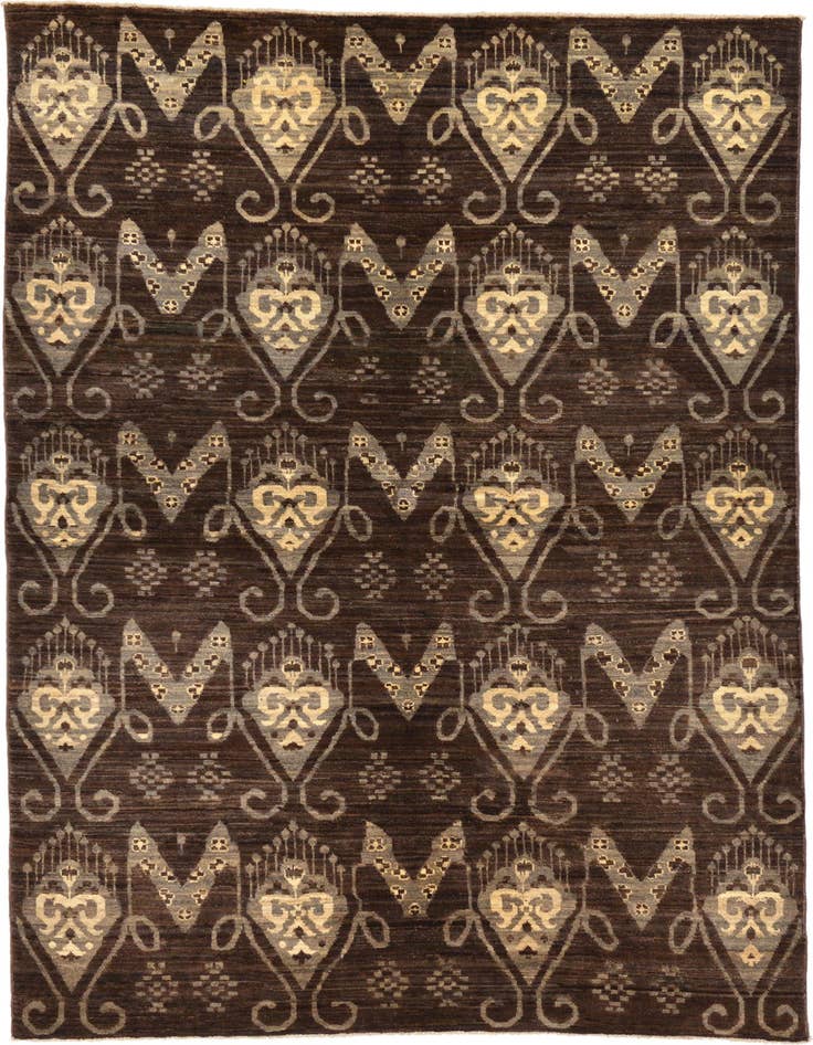 Detail image of 5' x 7' 9 Hand Knotted Modern Ziegler Rug