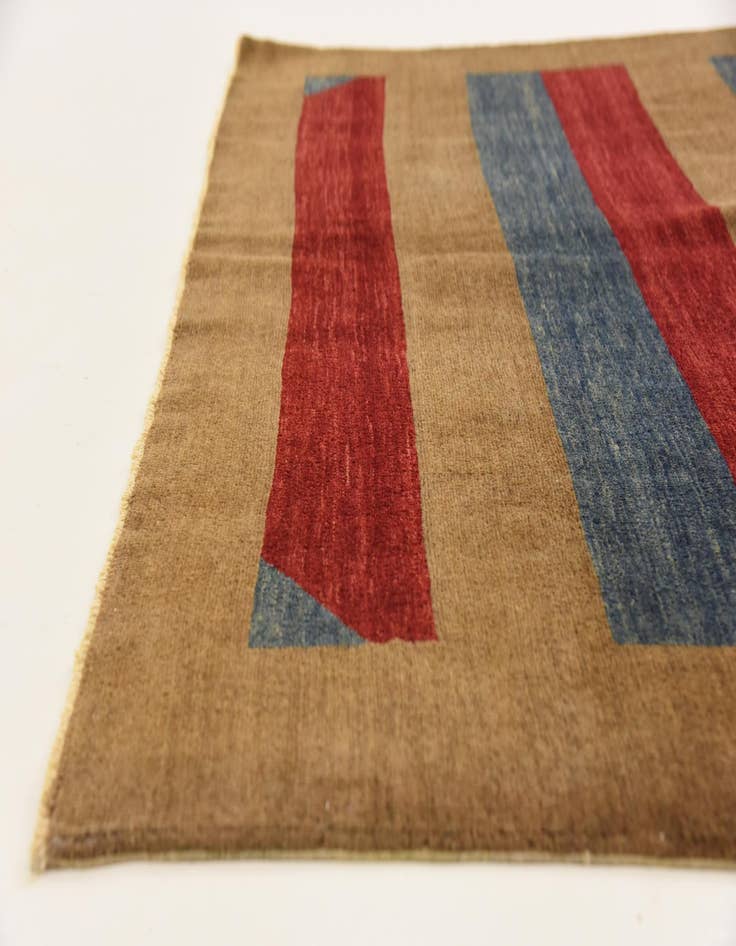 Detail image of 5' 5 x 8' Hand Knotted Modern Ziegler Rug