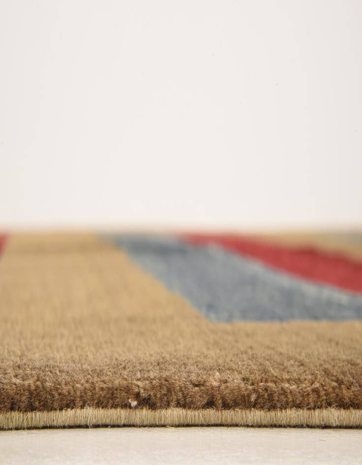 Detail image of 5' 5 x 8'  Hand Knotted Modern Ziegler Rug