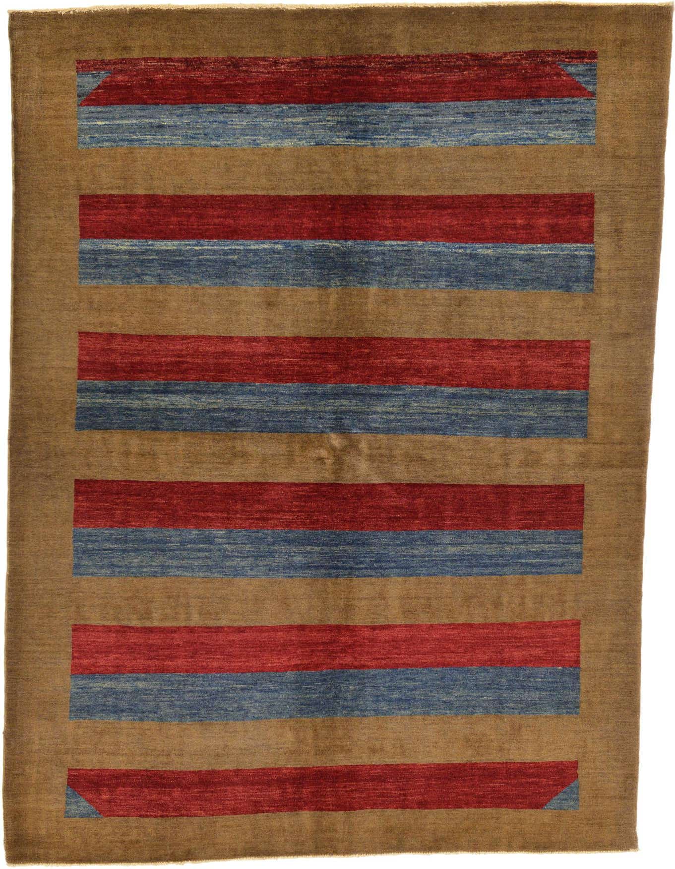 5' 5 x 8' Hand Knotted Modern Ziegler Rug