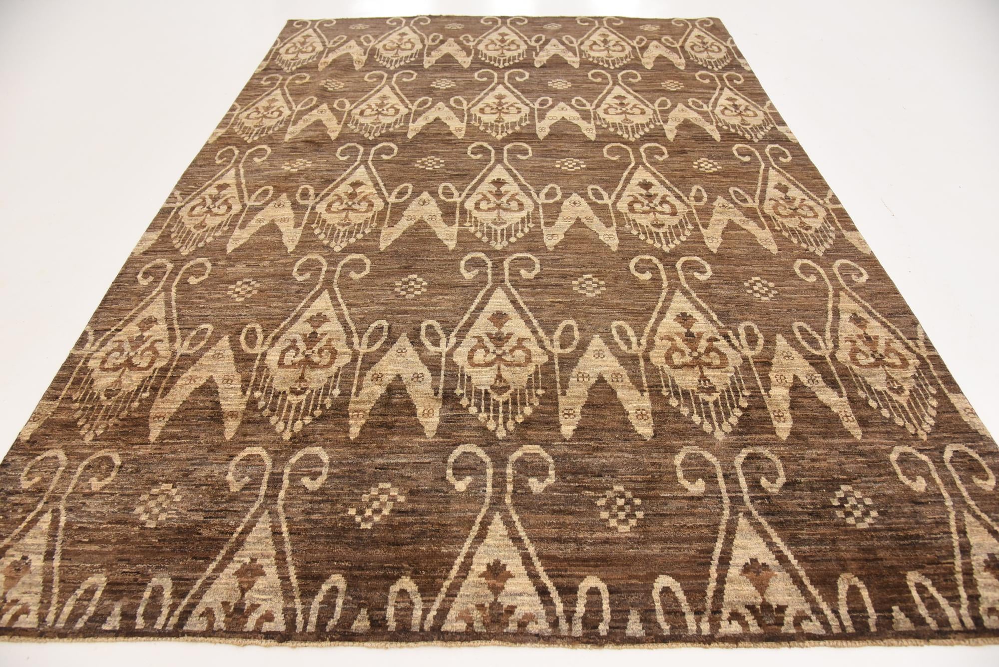 6' 7 x 9' 5 Hand Knotted Modern Ziegler Rug