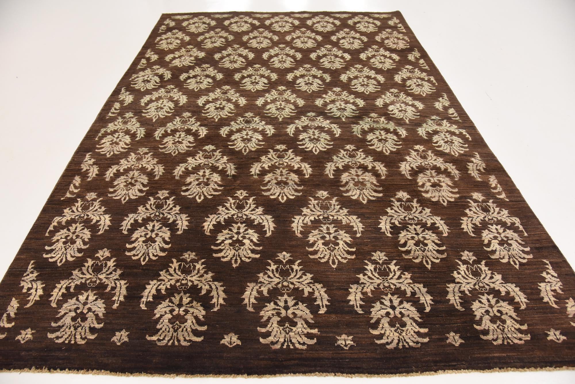 6' 6 x 9' 8 Hand Knotted Modern Ziegler Rug