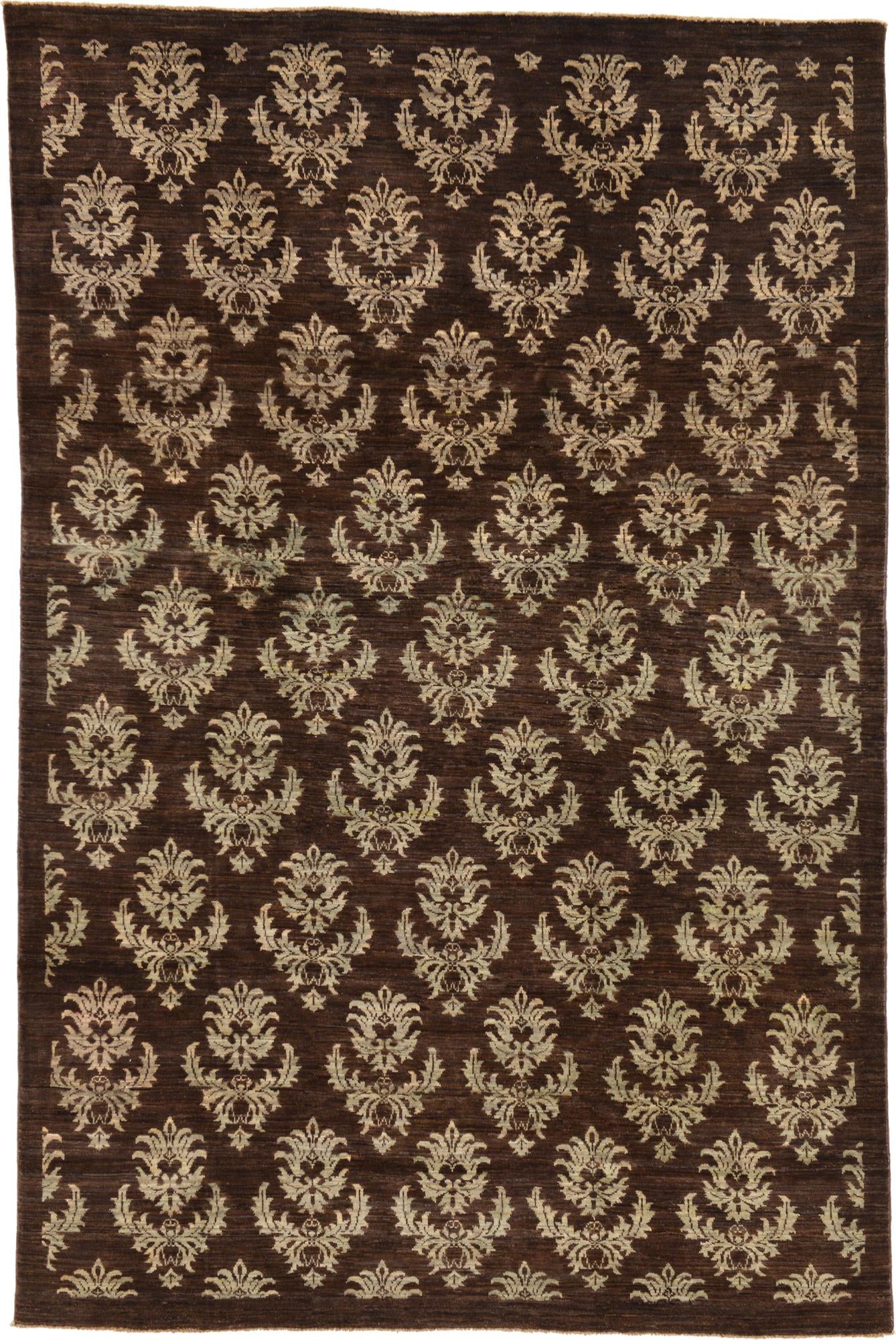 6' 6 x 9' 8 Hand Knotted Modern Ziegler Rug