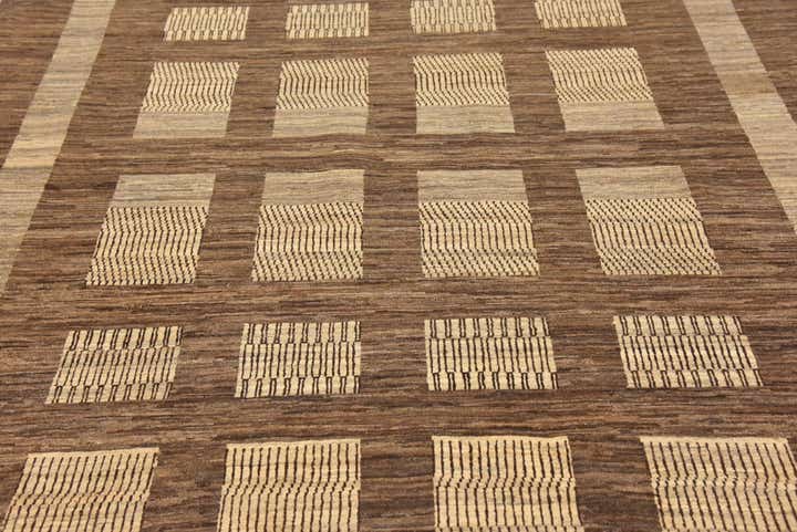 5' 8 x 9' 3 Hand Knotted Modern Ziegler Rug