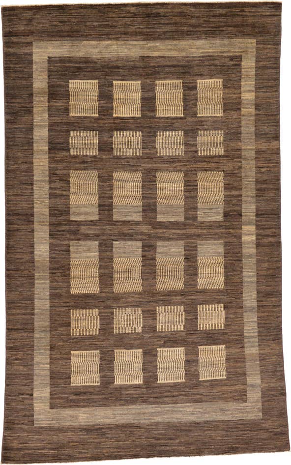 Detail image of 5' 8 x 9' 3 Hand Knotted Modern Ziegler Rug