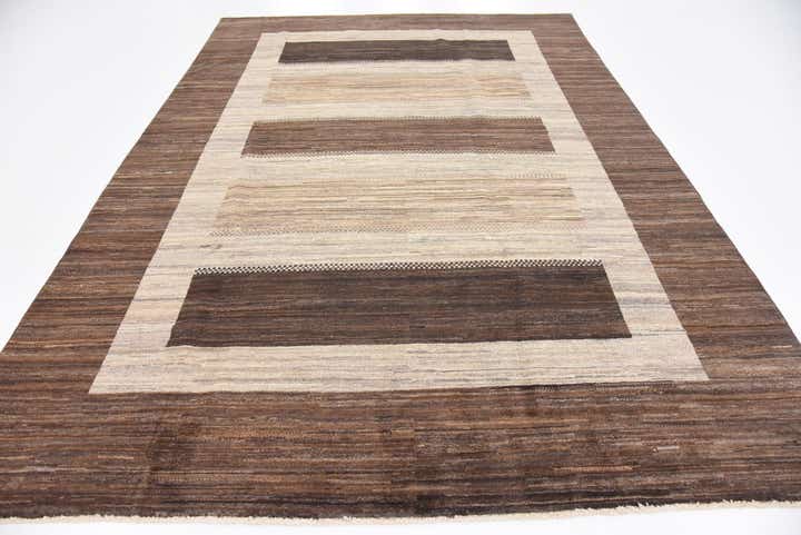 6' 8 x 9' 6 Hand Knotted Modern Ziegler Rug