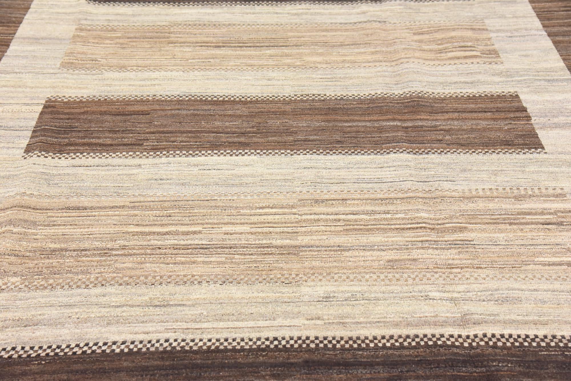 6' 8 x 9' 6 Hand Knotted Modern Ziegler Rug