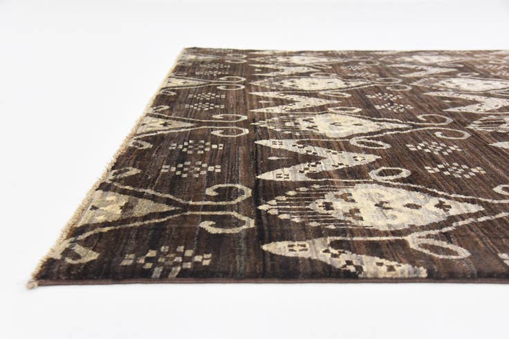 Detail image of 6' x 8' 9 Hand Knotted Modern Ziegler Rug