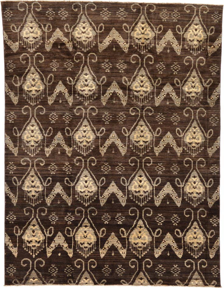 Detail image of 6' x 8' 9 Hand Knotted Modern Ziegler Rug