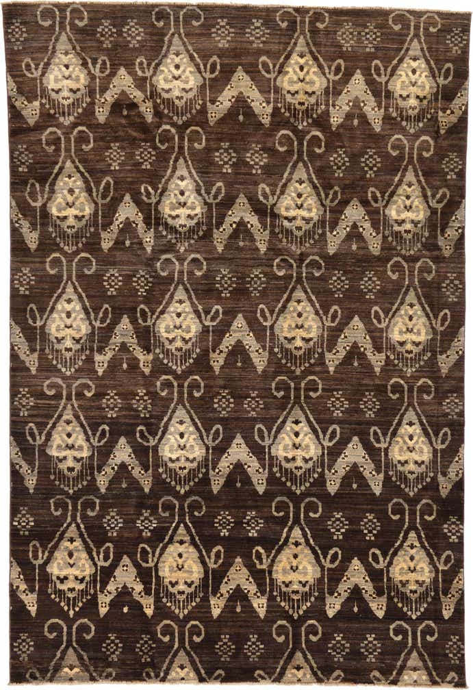 6' x 8' 9 Hand Knotted Modern Ziegler Rug