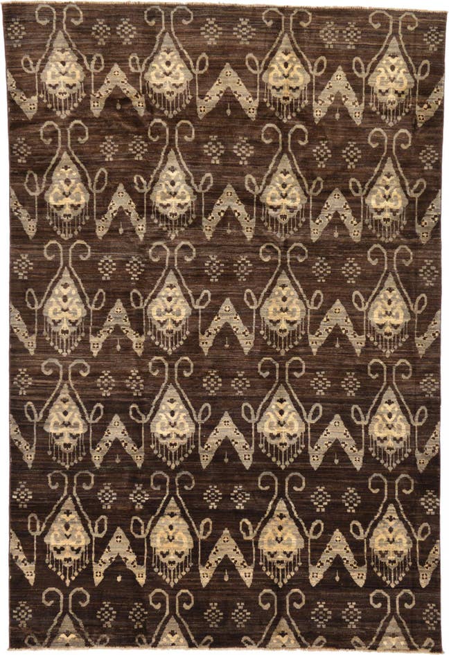 Detail image of 6' x 8' 9 Hand Knotted Modern Ziegler Rug
