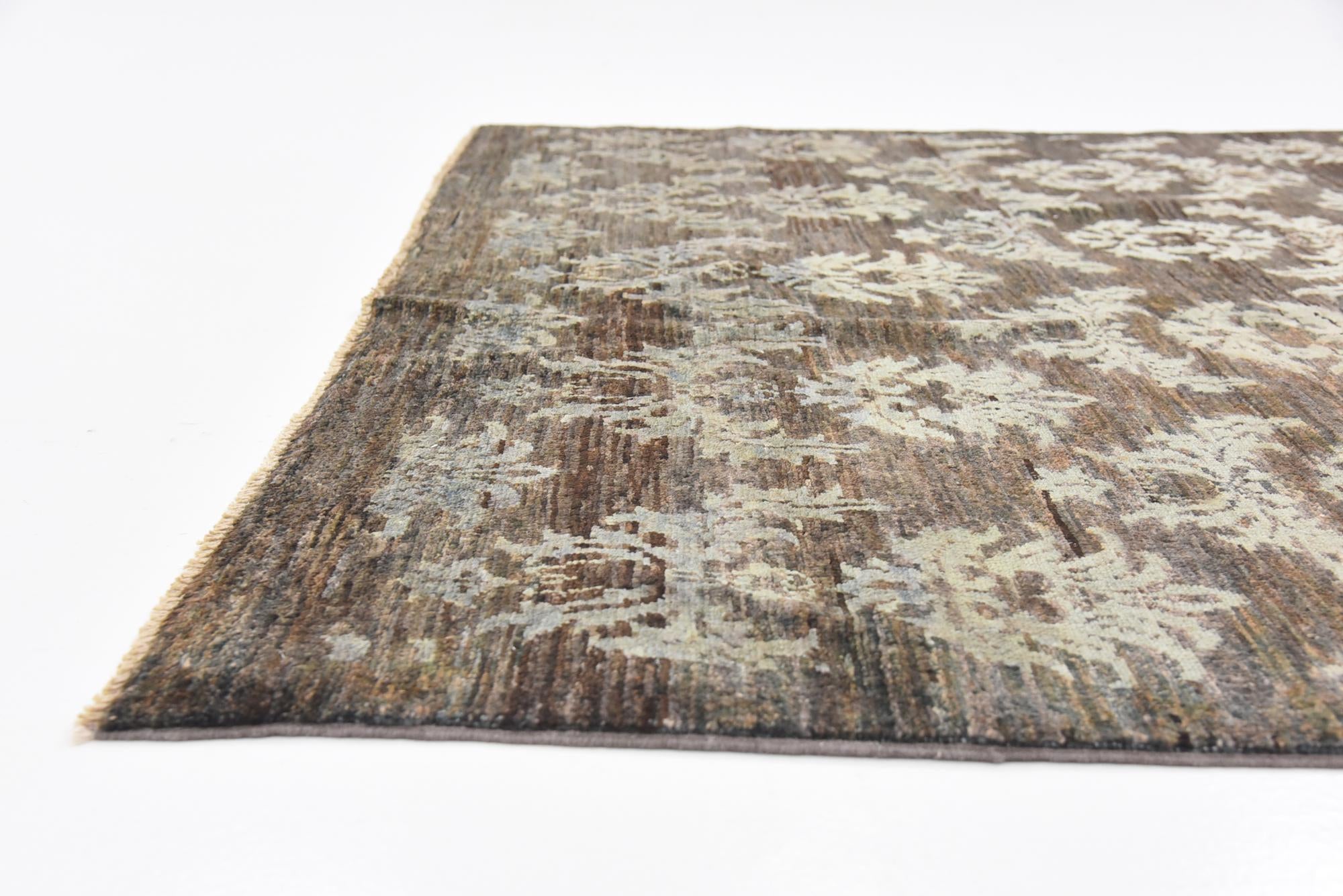 5' x 6' 4 Hand Knotted Modern Ziegler Rug