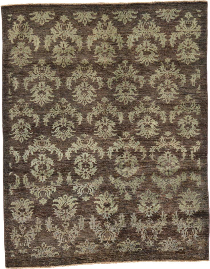Detail image of 5' x 6' 4 Hand Knotted Modern Ziegler Rug
