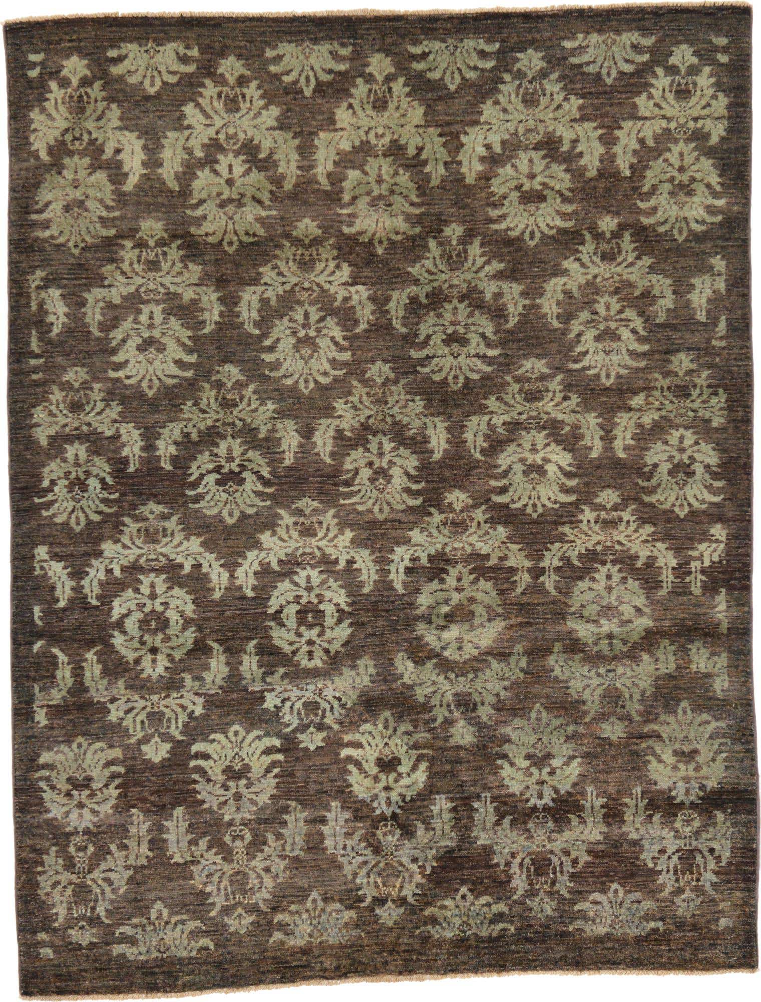 5' x 6' 4 Hand Knotted Modern Ziegler Rug