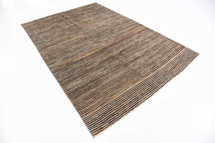Detail image of 4' 10 x 6' 9 Hand Knotted Modern Ziegler Rug