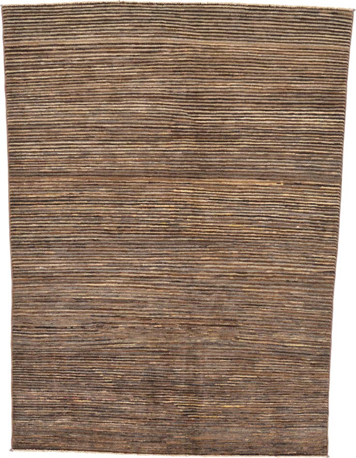 Detail image of 4' 10 x 6' 9 Hand Knotted Modern Ziegler Rug