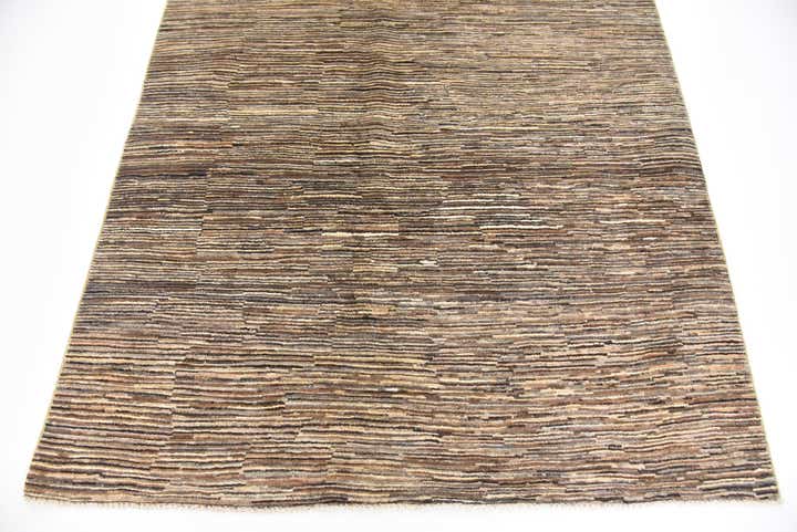 4' 9 x 6' 4 Hand Knotted Modern Ziegler Rug