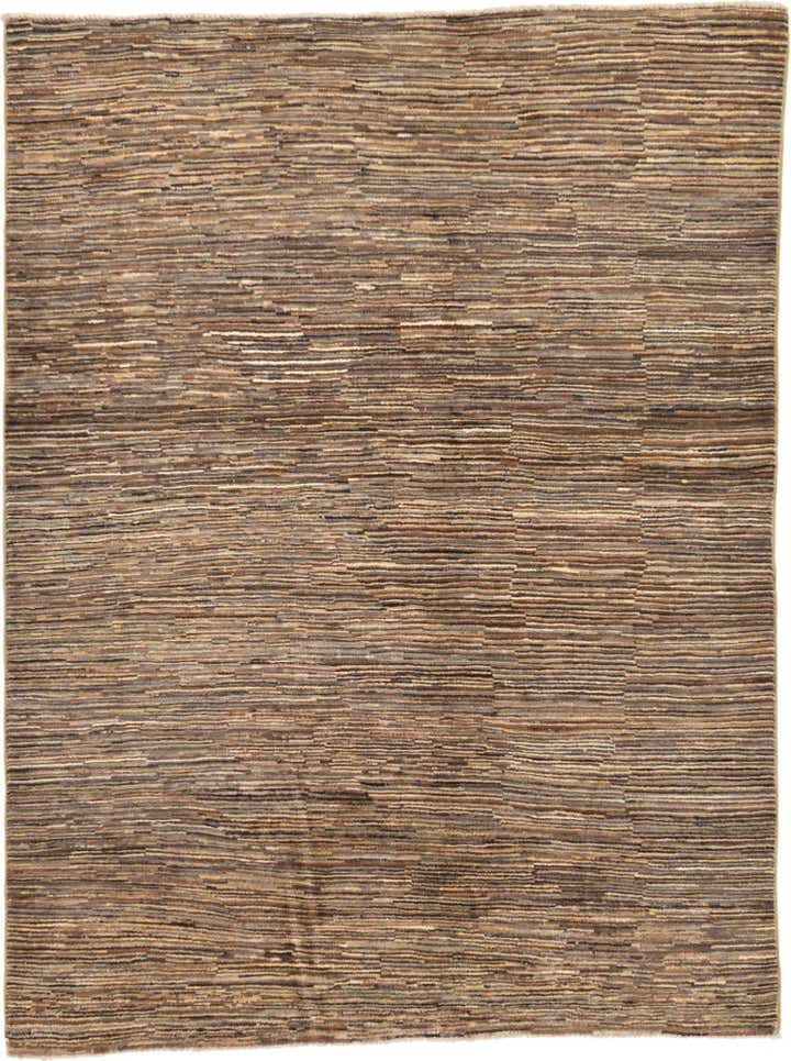 4' 9 x 6' 4 Hand Knotted Modern Ziegler Rug