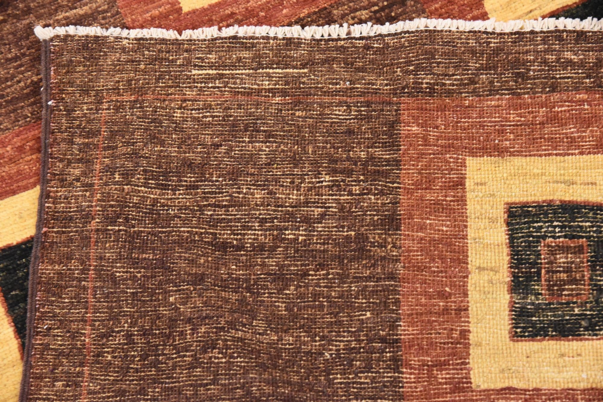 4' 8 x 7' Hand Knotted Modern Ziegler Rug