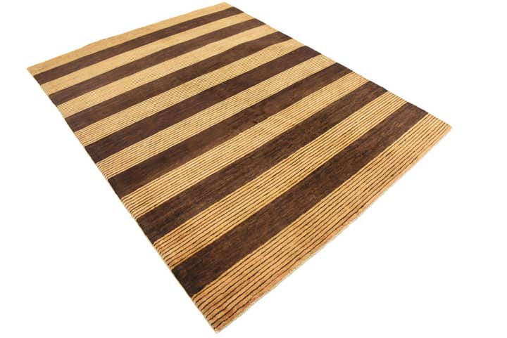 4' 9 x 6' 3 Hand Knotted Modern Ziegler Rug