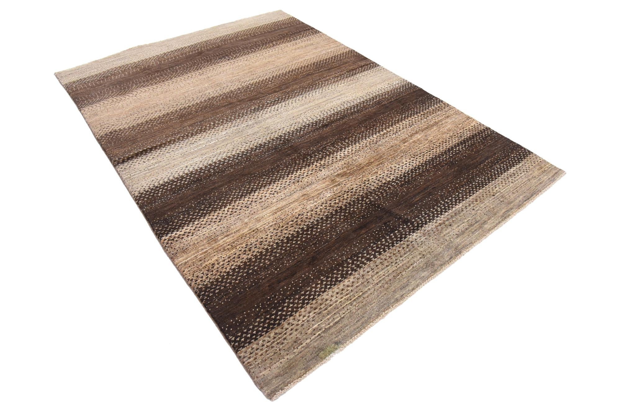 4' 10 x 7' Hand Knotted Modern Ziegler Rug