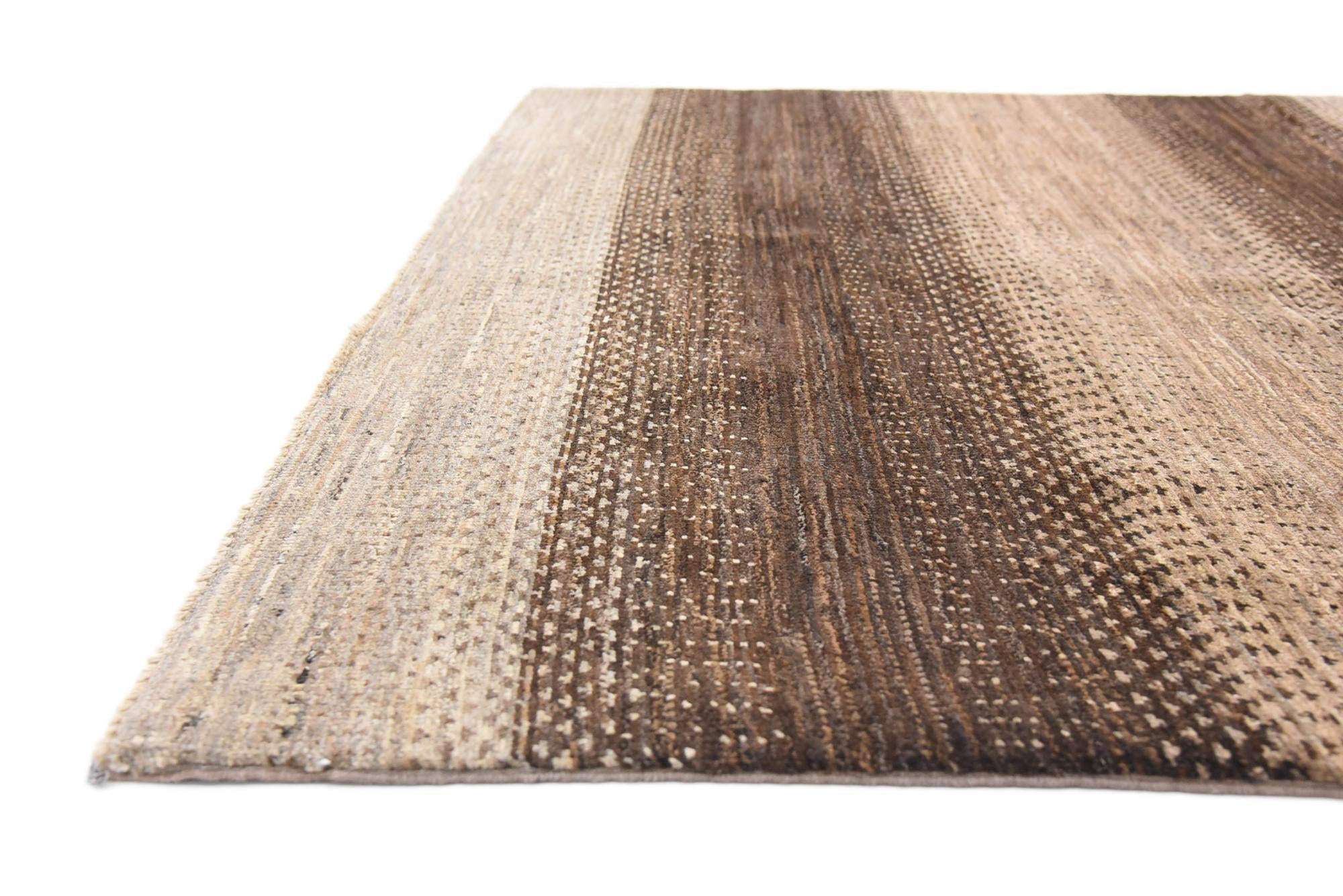 4' 10 x 7' Hand Knotted Modern Ziegler Rug