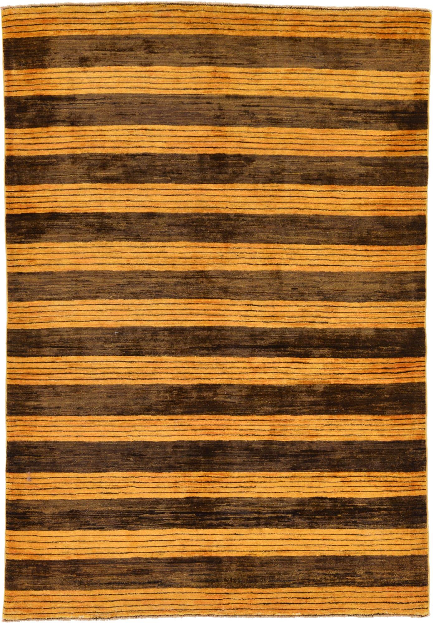 4' 10 x 7' Hand Knotted Modern Ziegler Rug