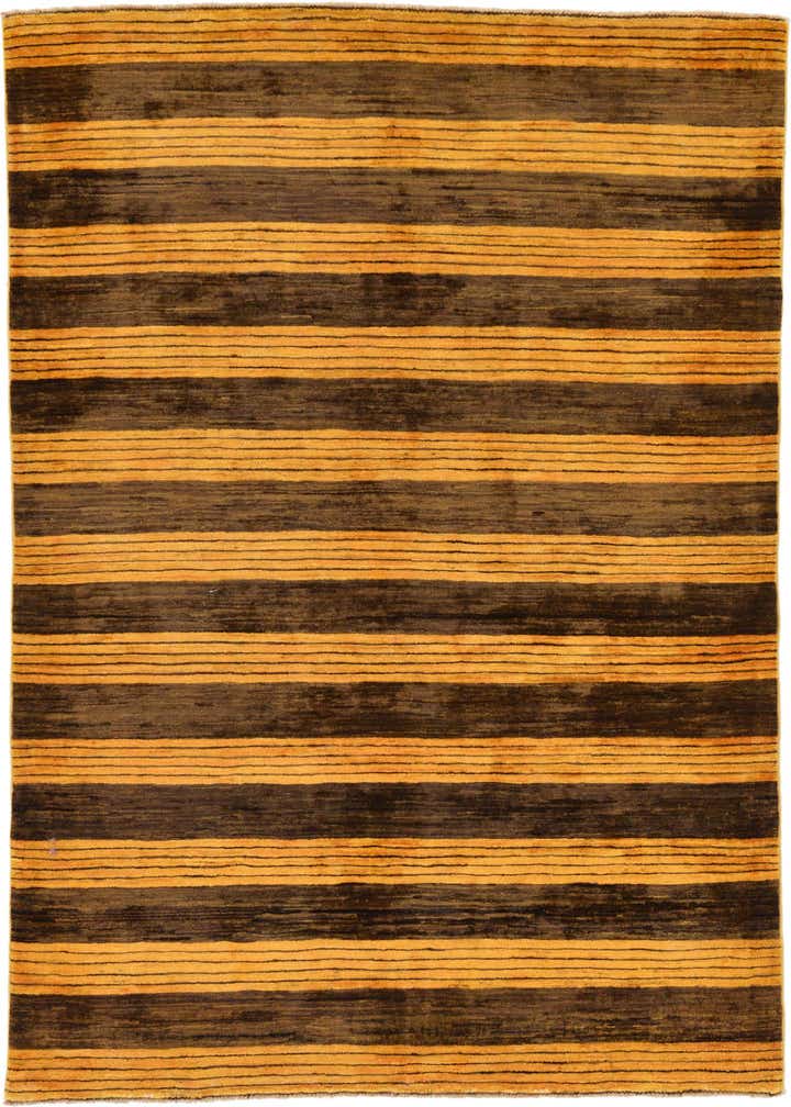 4' 10 x 7' Hand Knotted Modern Ziegler Rug