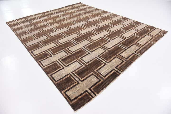 8' 3 x 9' 10 Hand Knotted Modern Ziegler Rug